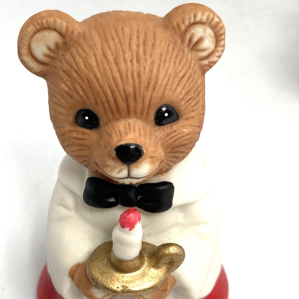 Ceramic Choir Bear Figurines