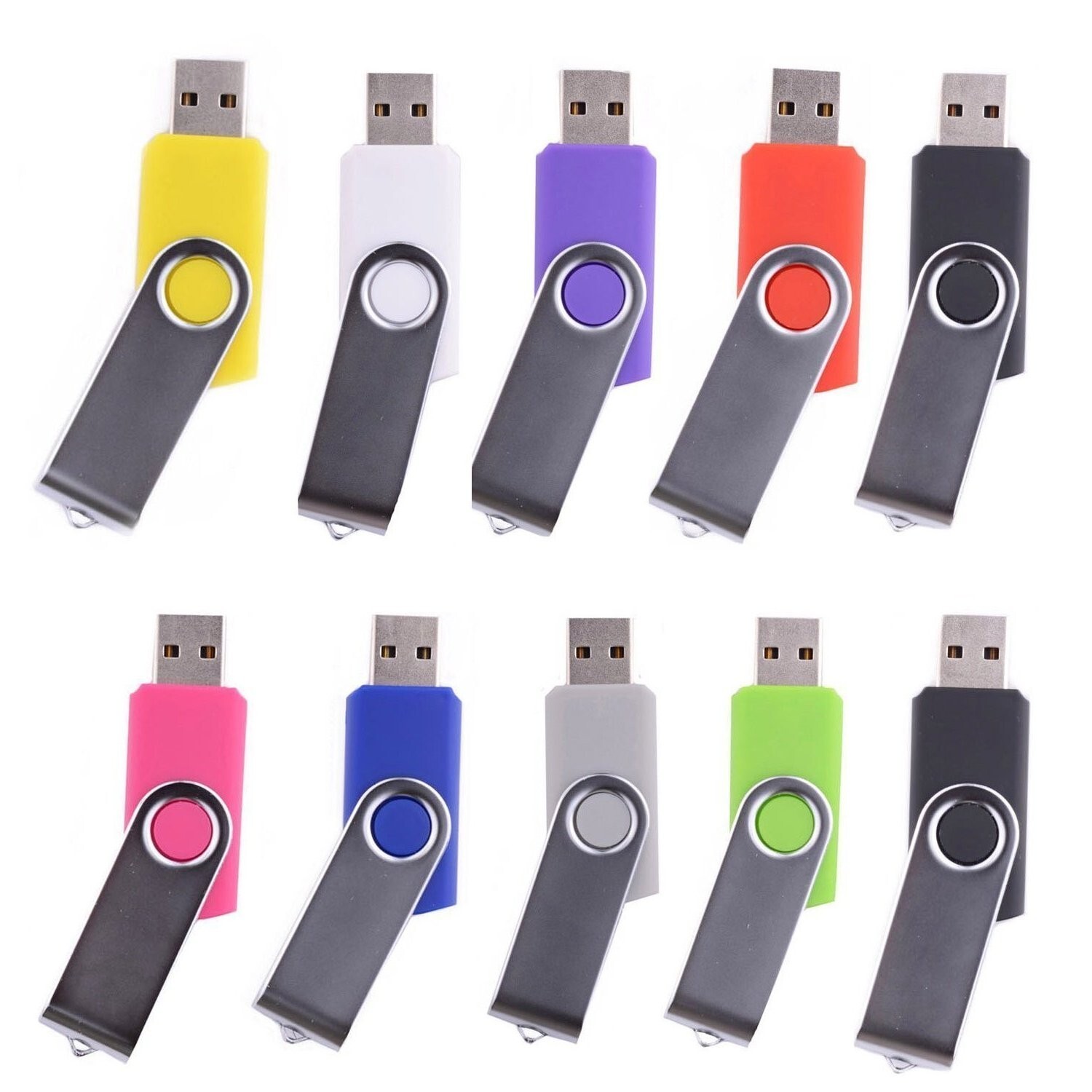 wholesale 10/20/100 Pack USB Flash Drive Memory Stick Pendrive Thumb Drive Lot