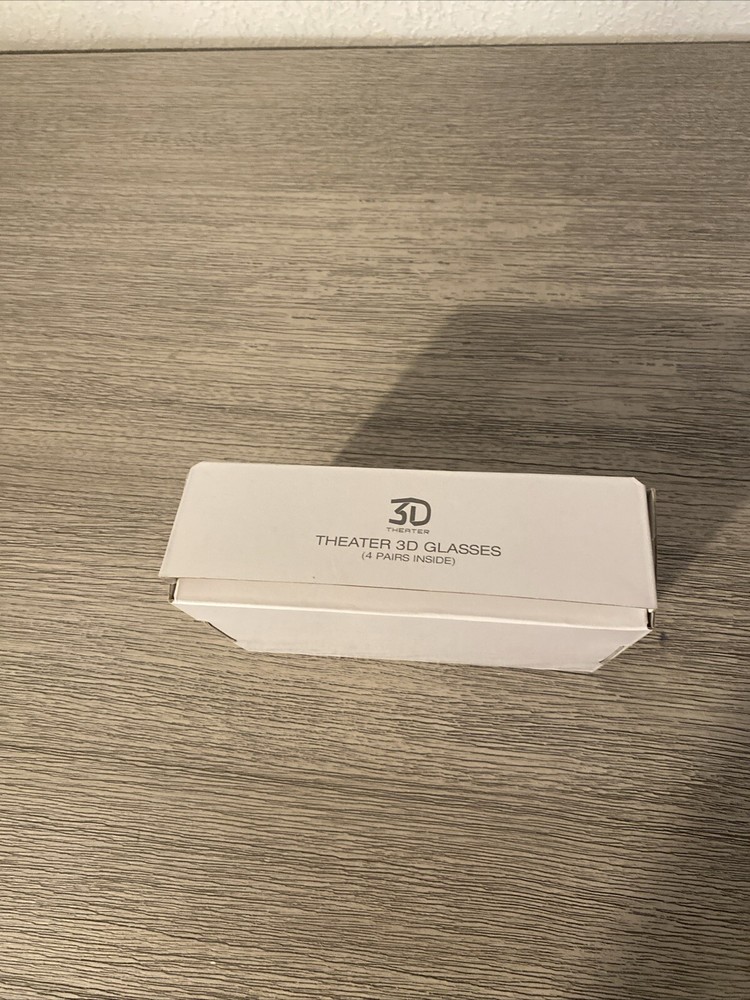 Vizio 3D Theater Glasses 4 Pair Open Box