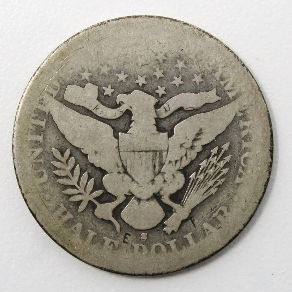 1893-S Better Date Barber Half Dollar 50c 30281-1