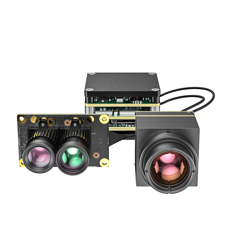 FPV AI DT Vision Cube Target Recognition Locking Tracking System Thermal image