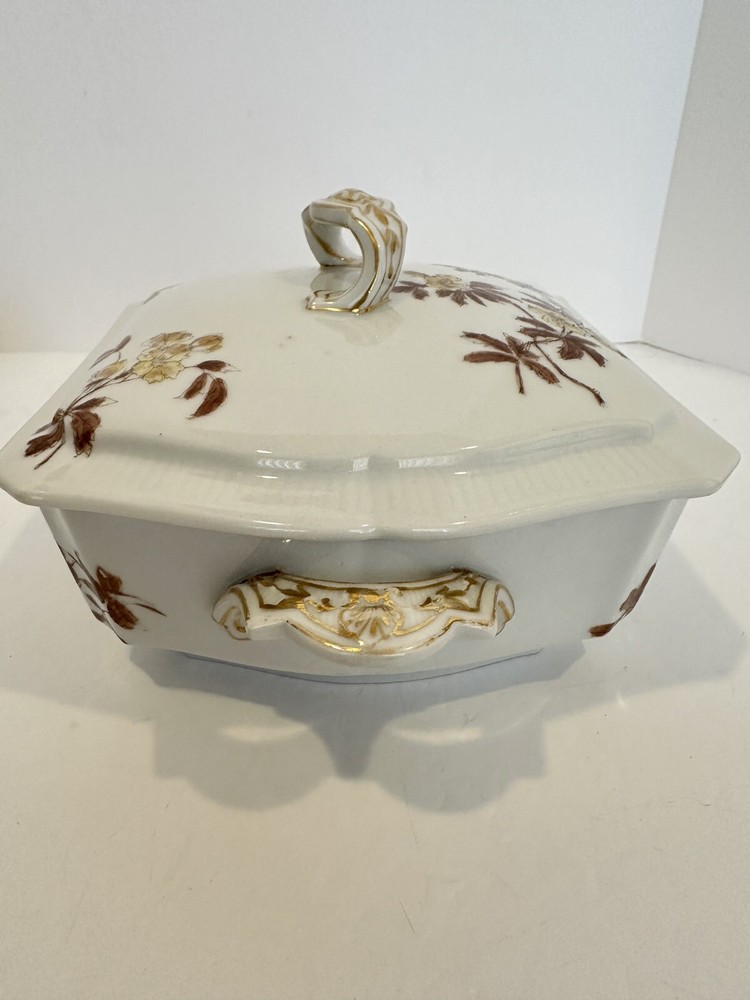 Antique C.H.Fields Haviland Limoges Depose Medium Covered Dish Serving