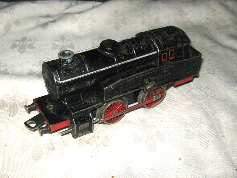 Rare U.S. Zone Germany Fleischmann O Gauge Clockwork E320 0-4-0 Tinplate Engine