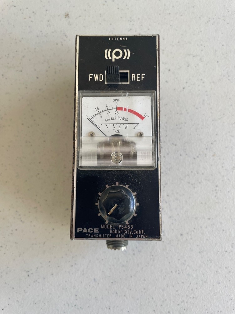 Pace Model P5453 Field Strength Meter (SWR) Untested
