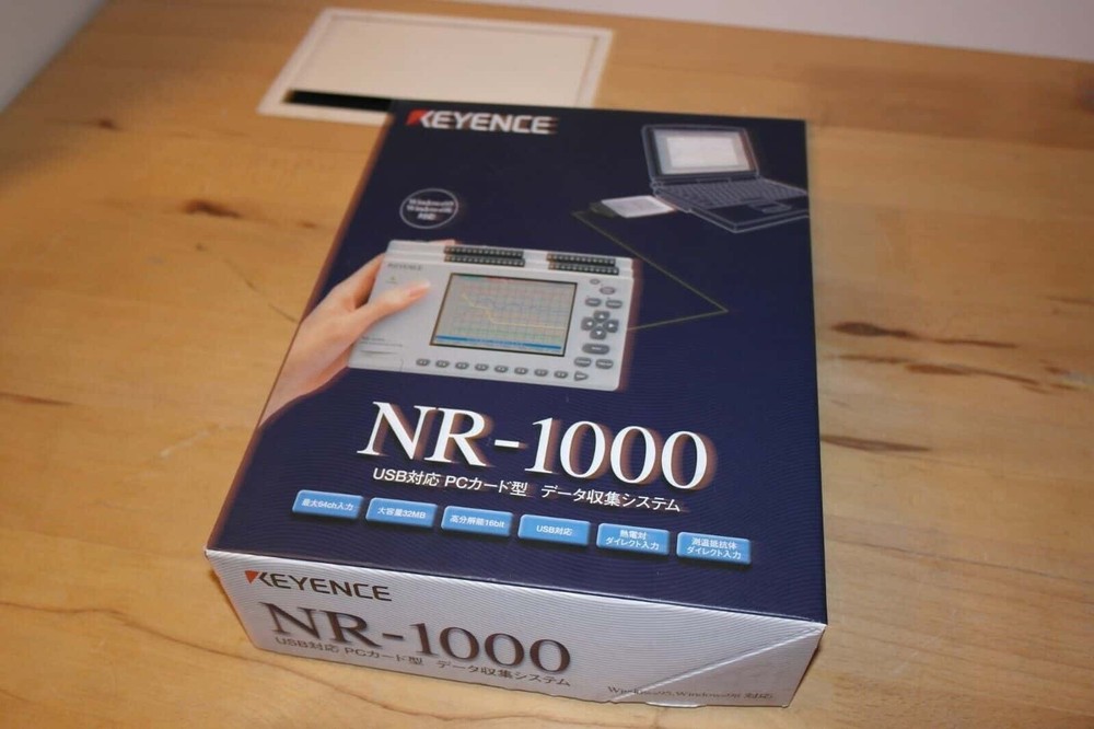 Keyence NR-2000 Temperature Record 400kHz Japanese Data Acquisition System