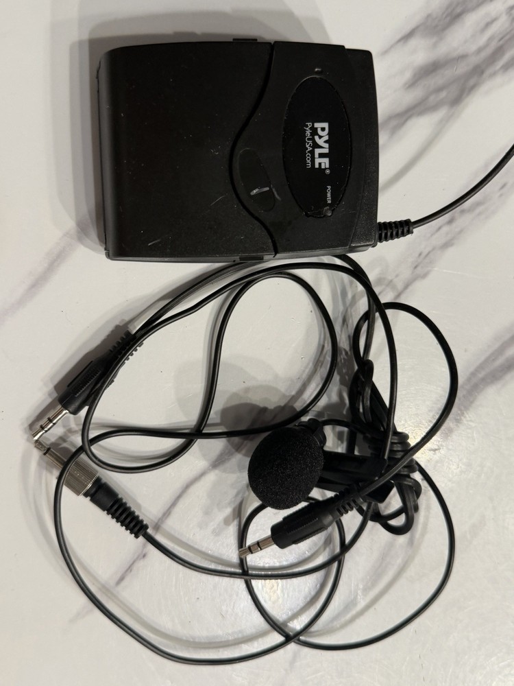 PYLE Wireless Laviler Microphone USB Headset Mic PUSBMIC43 Used Missing Adapter