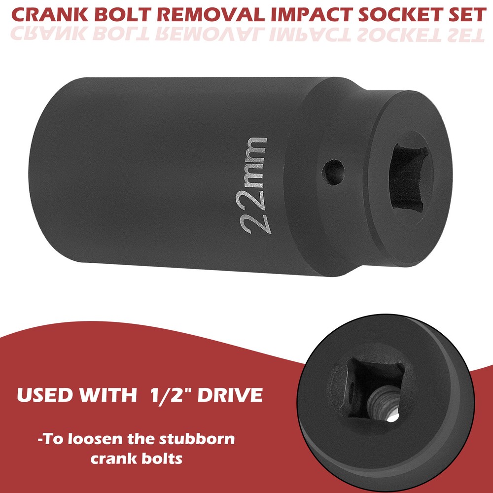 22MM Harmonic Balancer Socket LIS-77110 Crank Bolt Socket