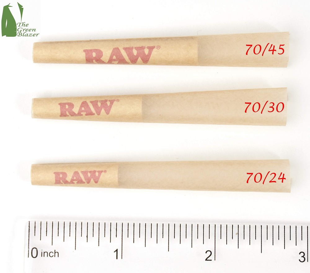 RAW Cones Single Size 70/24 Dogwalker - 100 Pack
