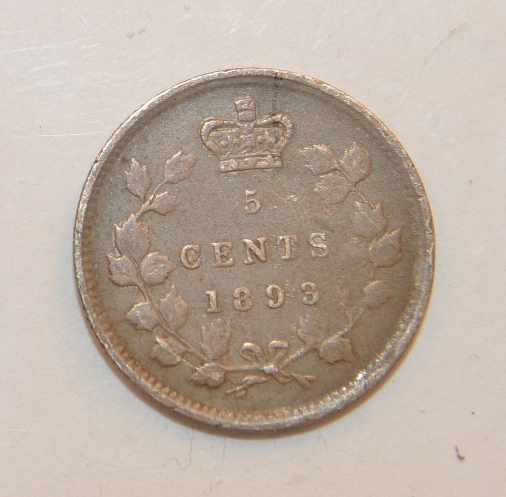 1893 Canada 5 Cent
