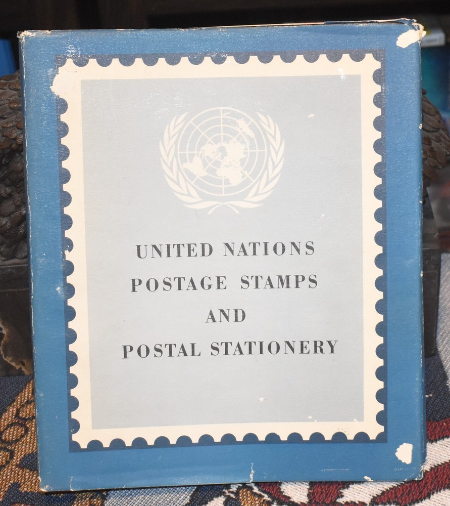 United Nations Postage Stamps & Postal Stationary in White Ace 200 Series Binder