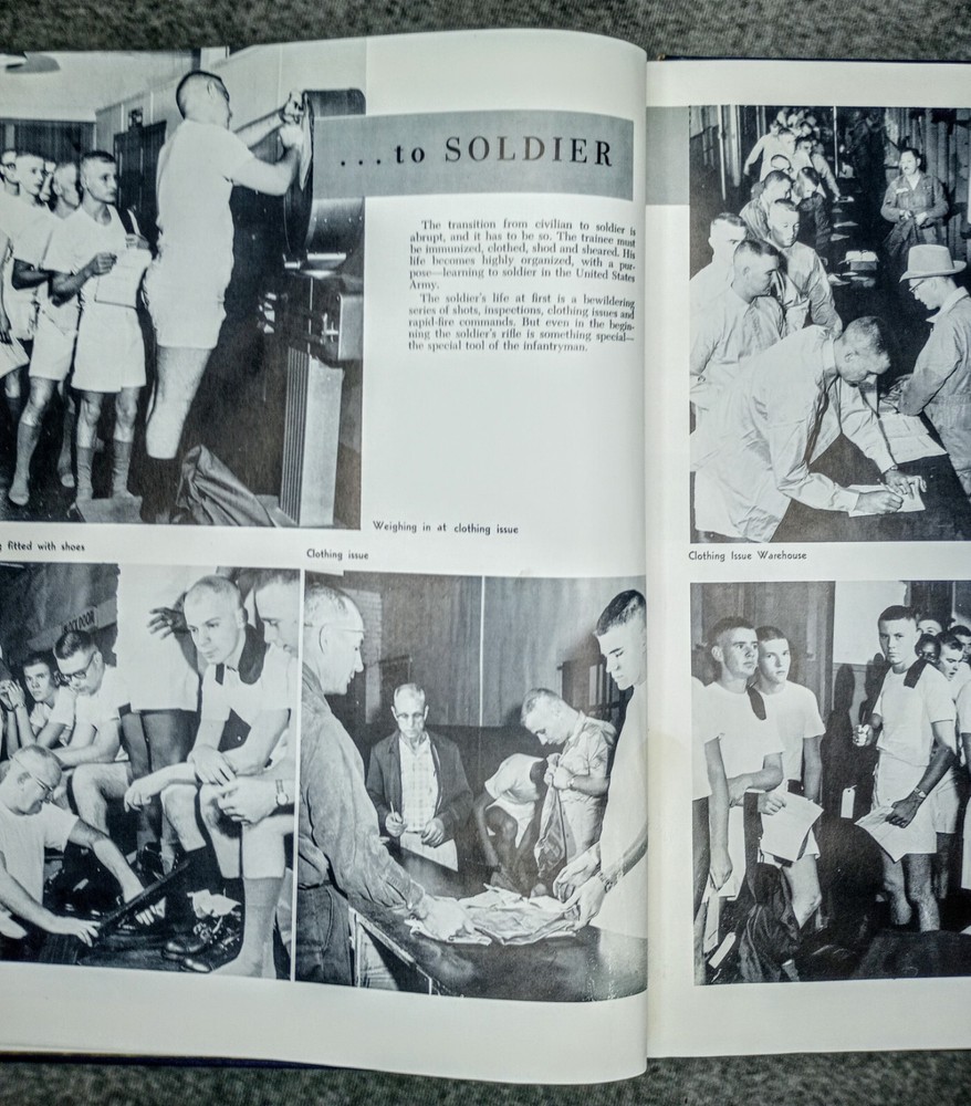 Basic Training Book Army Company B, First Battalion First Training Regiment 1959