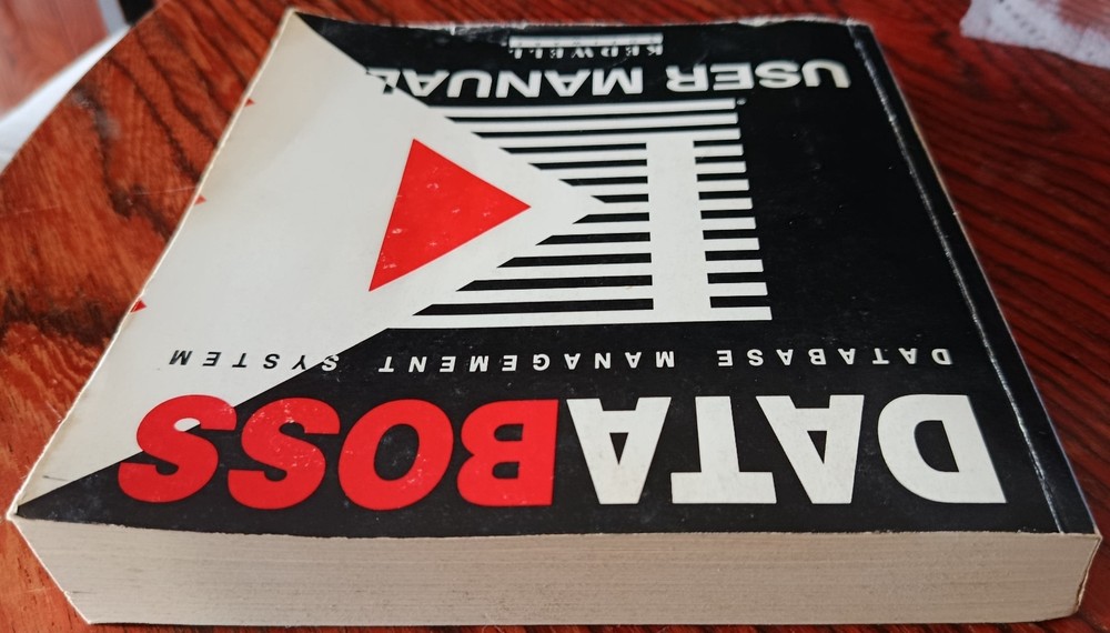 DATABOSS TURBO PASCAL DBMS APPLICATION GENERATOR - DOS - 1991 - VINTAGE