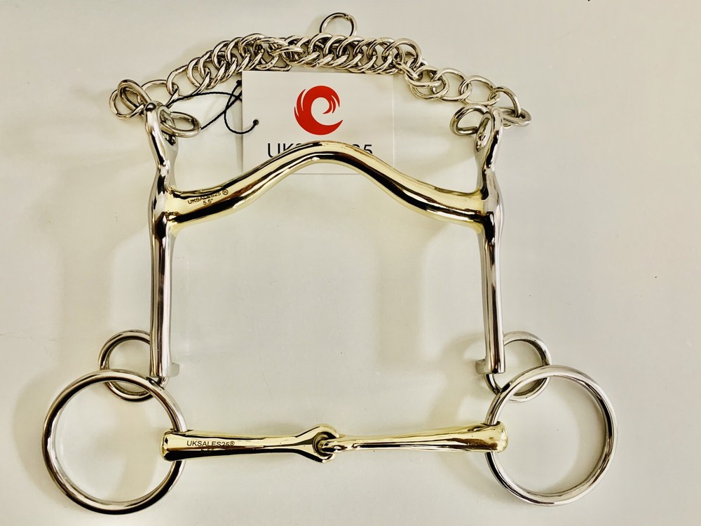 Weymouth Bradoon Bridle Bits Set 55MM Ring 12MM (UKSALES25®) *SAME DAY DISPATCH*
