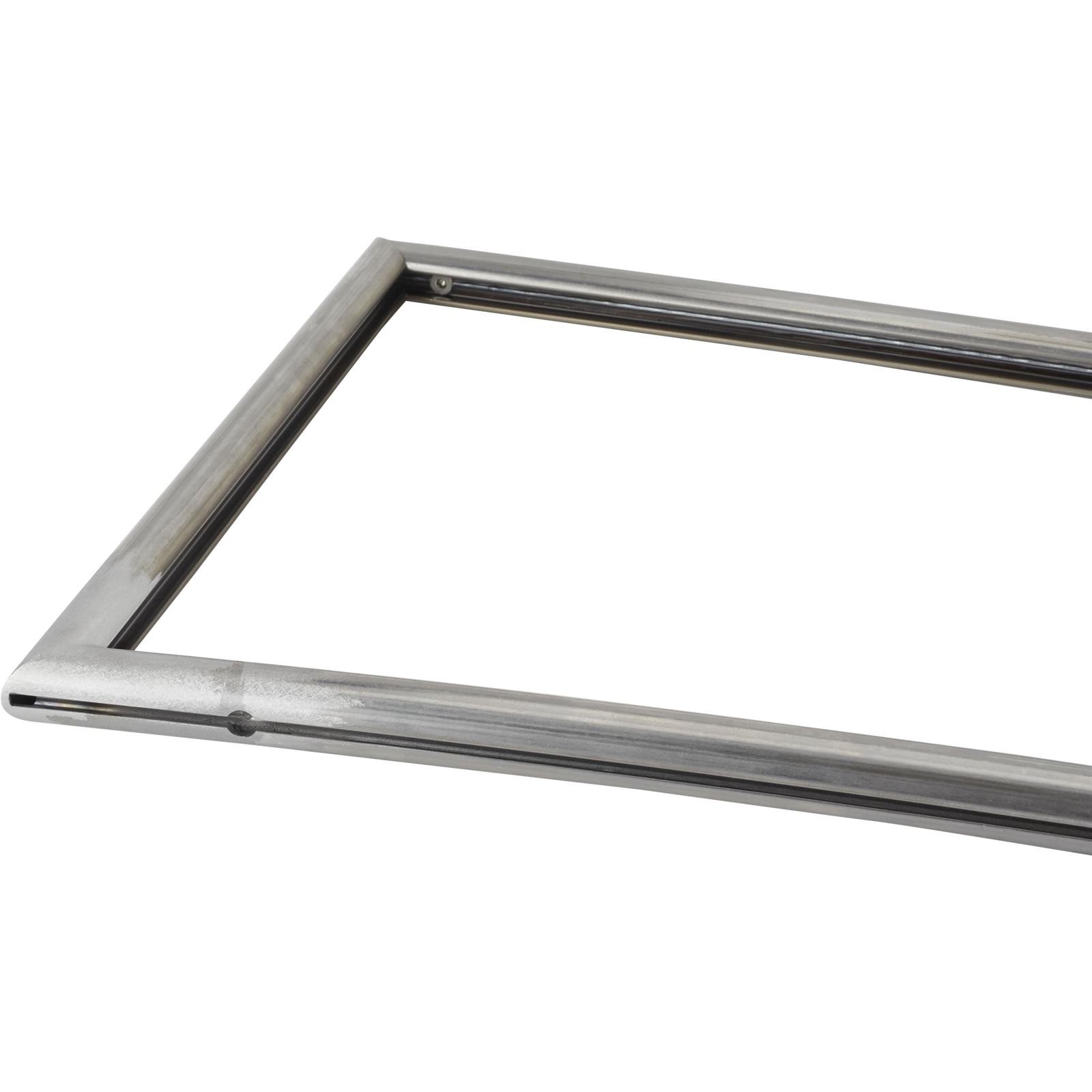 1928-29 Model A Roadster Windshield Frame, 2 Inch Chopped, Plain Steel