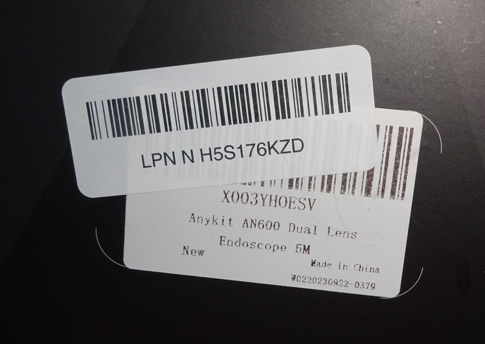 Dual Lens Borescope Inspection Camera Endoscope 6" Screen with Split Screen 32GB