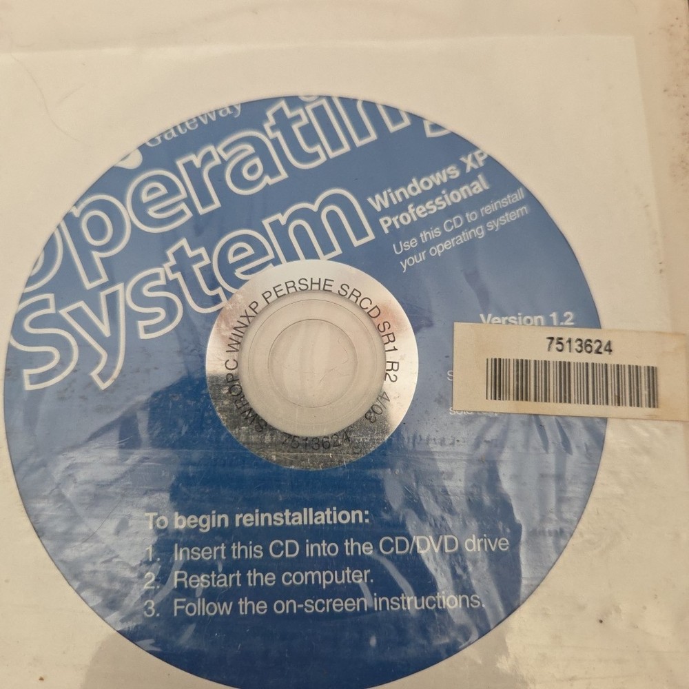 Microsoft Windows XP Home Edition 2002 PC New Sealed For Gateway PC Only