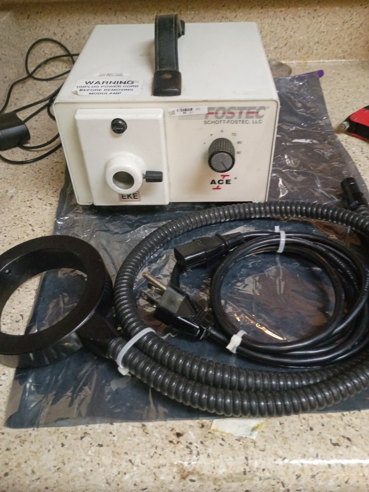 Schott-Fostec ACE I Fiber Optic Light Source & Microscope Light Guide
