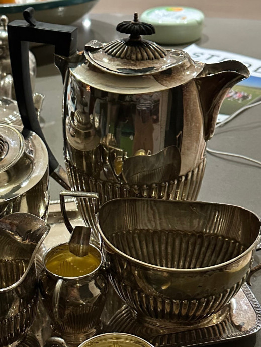 Sheffield-style Silver plated Coffee Pot 1890-1910 Silver @ $92/oz.