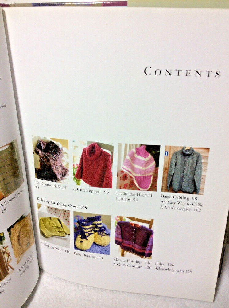 Start To Knit Hard Cover Pattern Book