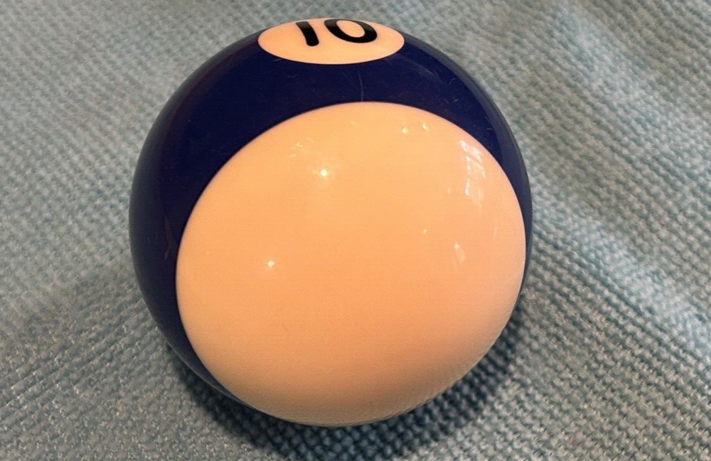 Replacement #10 Billiard Pool Ball 2 1/4" Diameter