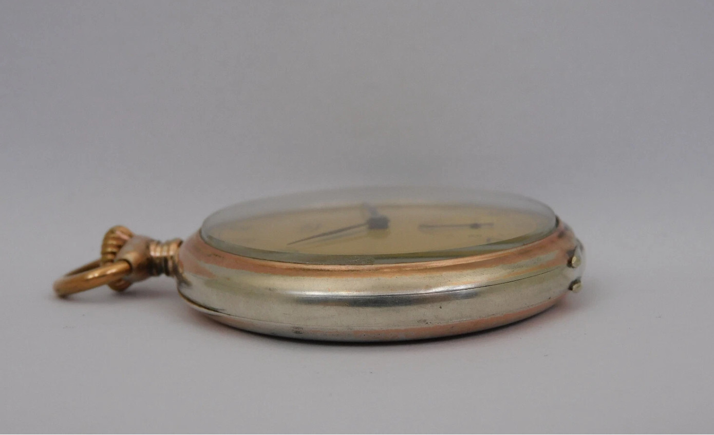 Working pocket watch silver PERFECTA silver pocket watch working C111