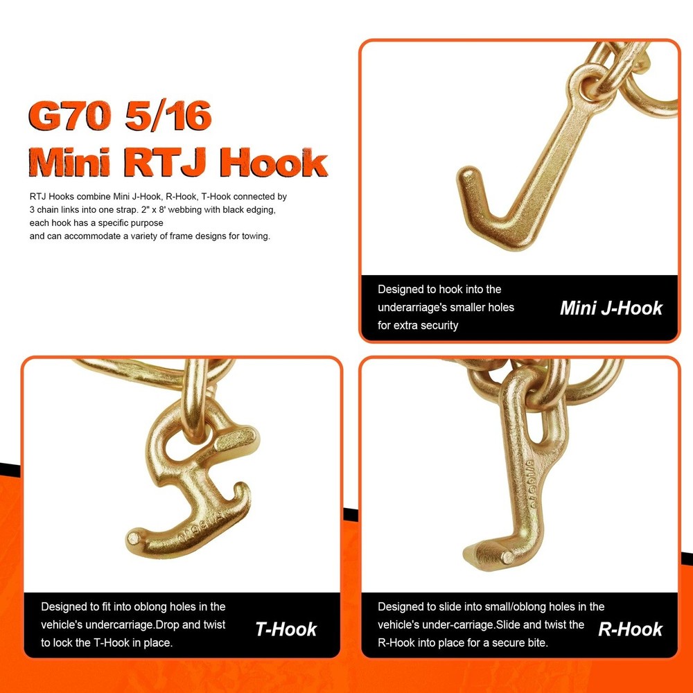 Heavy Duty Ratchet Straps Tie Down 4 Pack