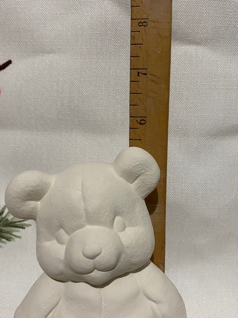 Teddy Bear Sitting Ceramic Bisque Ready to Paint