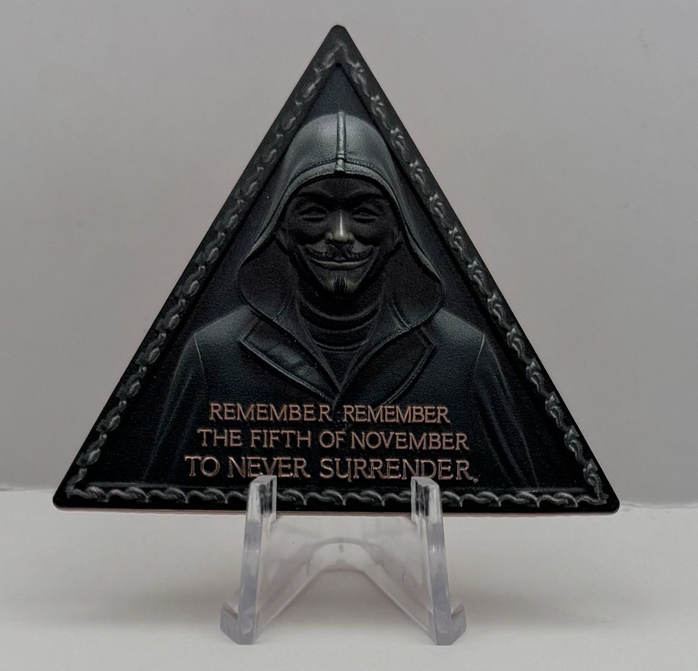 Copper Triangle Coin - Remember To Never Surrender .999 fine Copper