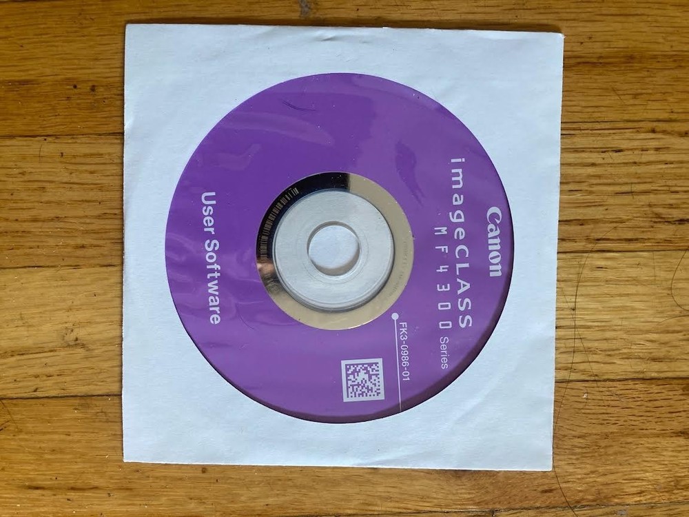 Canon ImageClass MF4300 Setup Installation CD ROM Software CD Driver Disk
