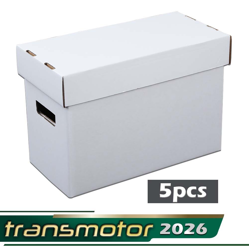 Comic Books Storage Boxes Short Holds 150-175 Stackable Durable Archive 5Pcs