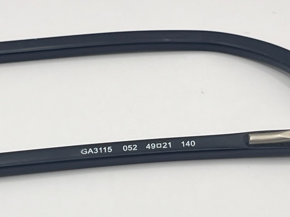2678 - GANT 3115  BLACK  BOTH TEMPLES  AUTHENTIC