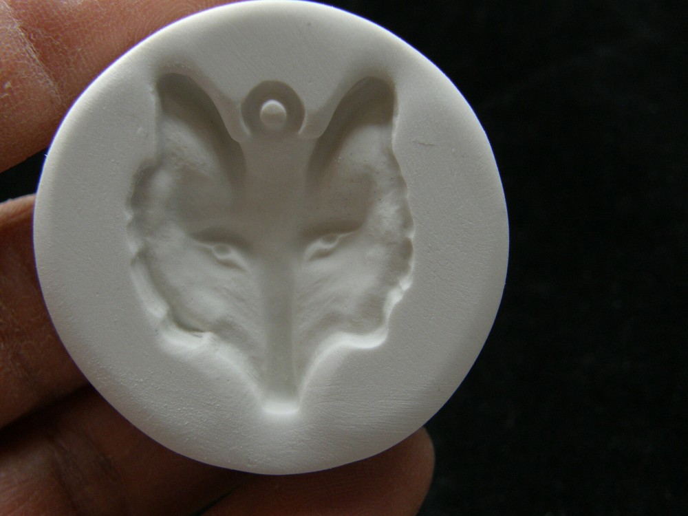 Wolf Face Polymer Clay Mold (MD1609)