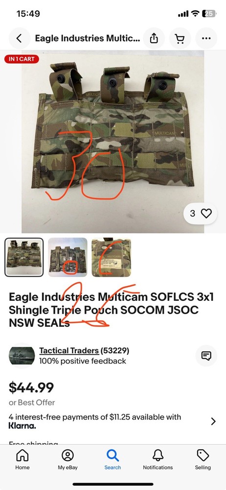 Tactical Gear Lot Ferro, SeaTac, Eagle, Aws, Blue Force Gear Etc