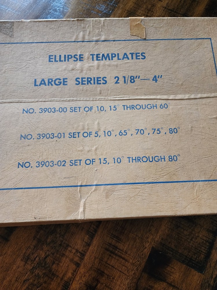 LIETZ Ellipse Templates