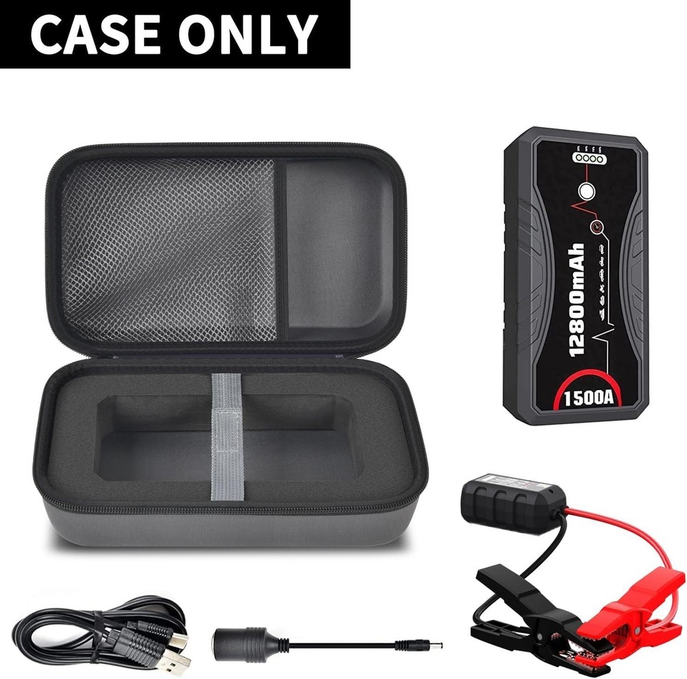 Durable Protective Case for NEXPOW 500A Jump Starter - Splashproof & Organizing