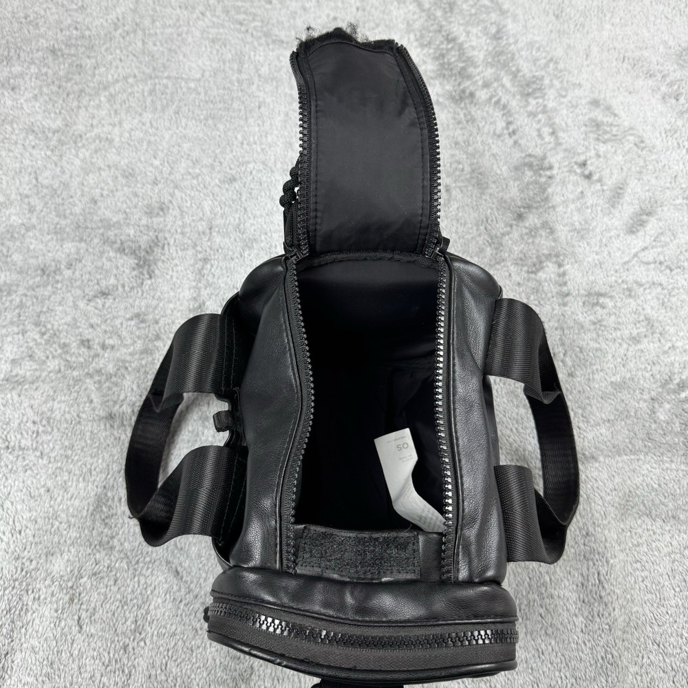 Fabletics Mini Duffel Gym Bag Black with Zipper Workout