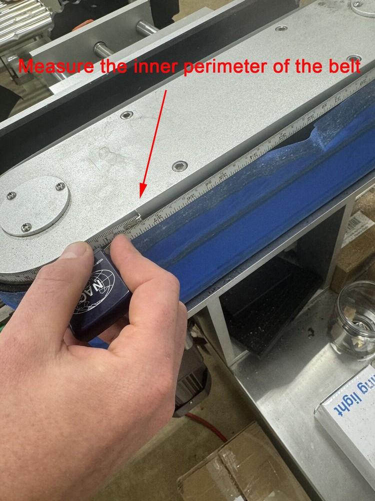 Customized Automatic Labeling Machine Blue Sponge Strap Cloth Belt