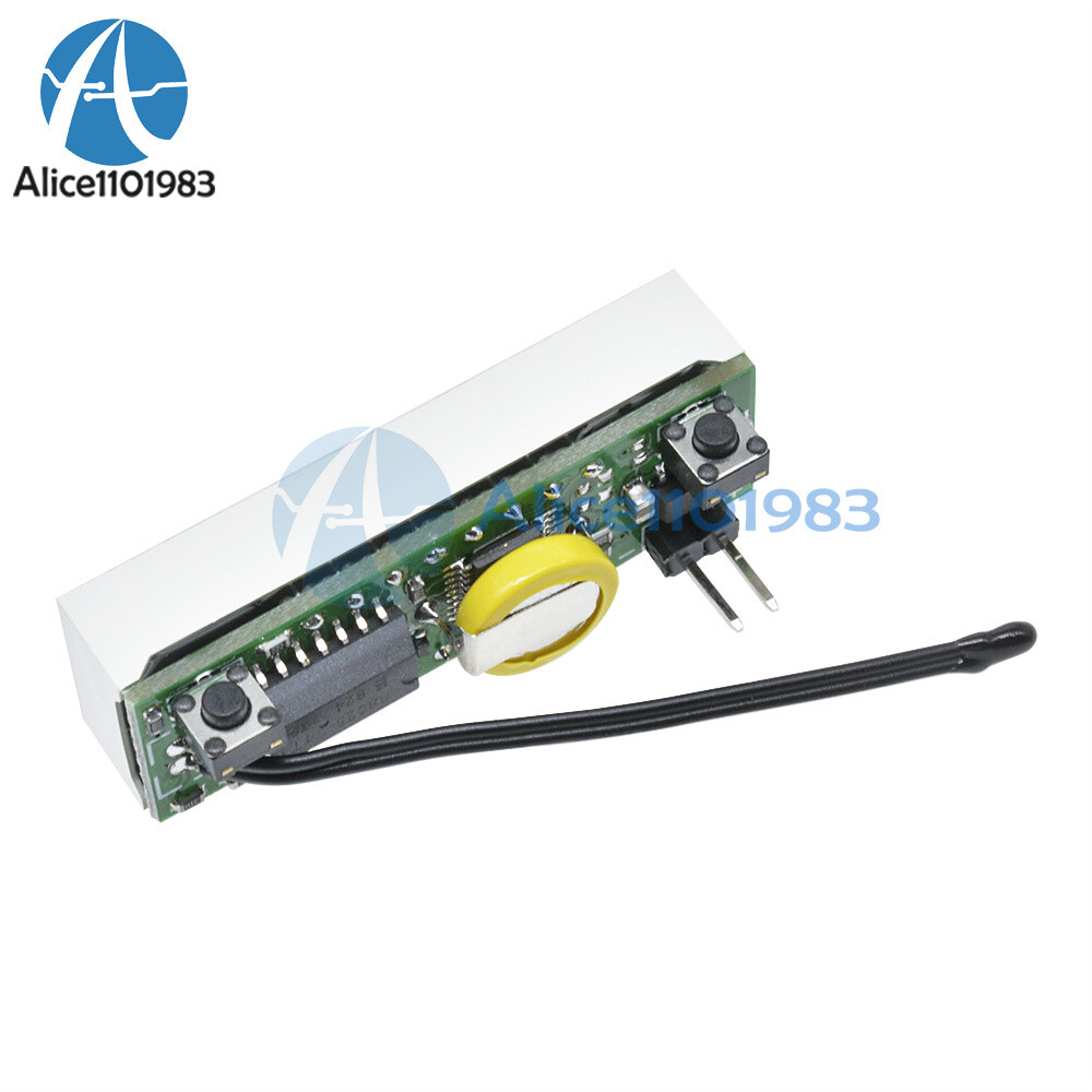 Blue 3 in 1 LED DS3231SN Digital Clock Temperature Voltage Module DIY Electronic