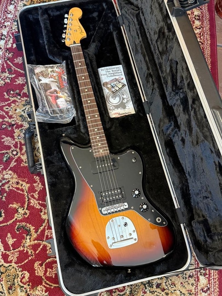 Fender Mexico Jazzmaster BlackTop with Hard Case