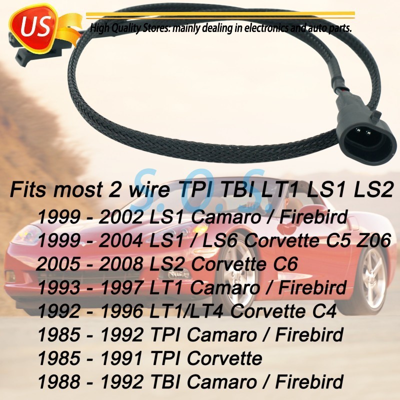 CTS Coolant Temperature Sensor Extension Harness Fit 2 Wire Water Temp LSX Plug