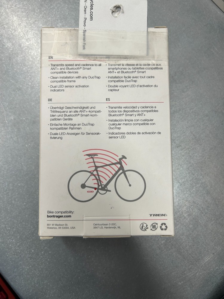 Bontrager DuoTrap Digital Sensor - Bluetooth/ANT+