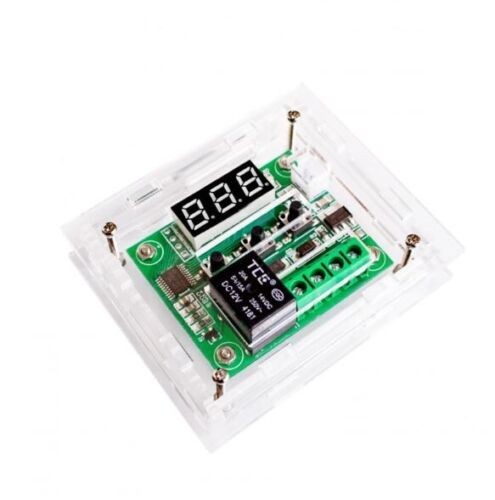 For XH-W1209 Digital Temperature Control Module Clear Acrylic Case Shell Kit