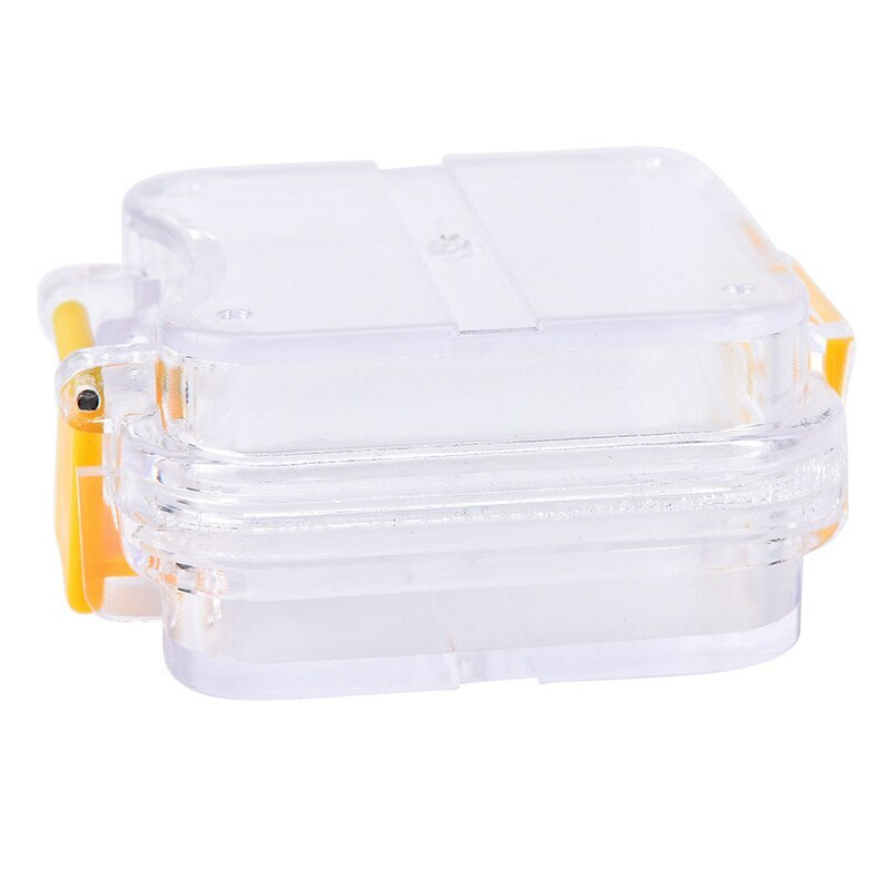 Clear Tooth Bath Box Case Dental False Teeth Storage Box With Hanging Net
