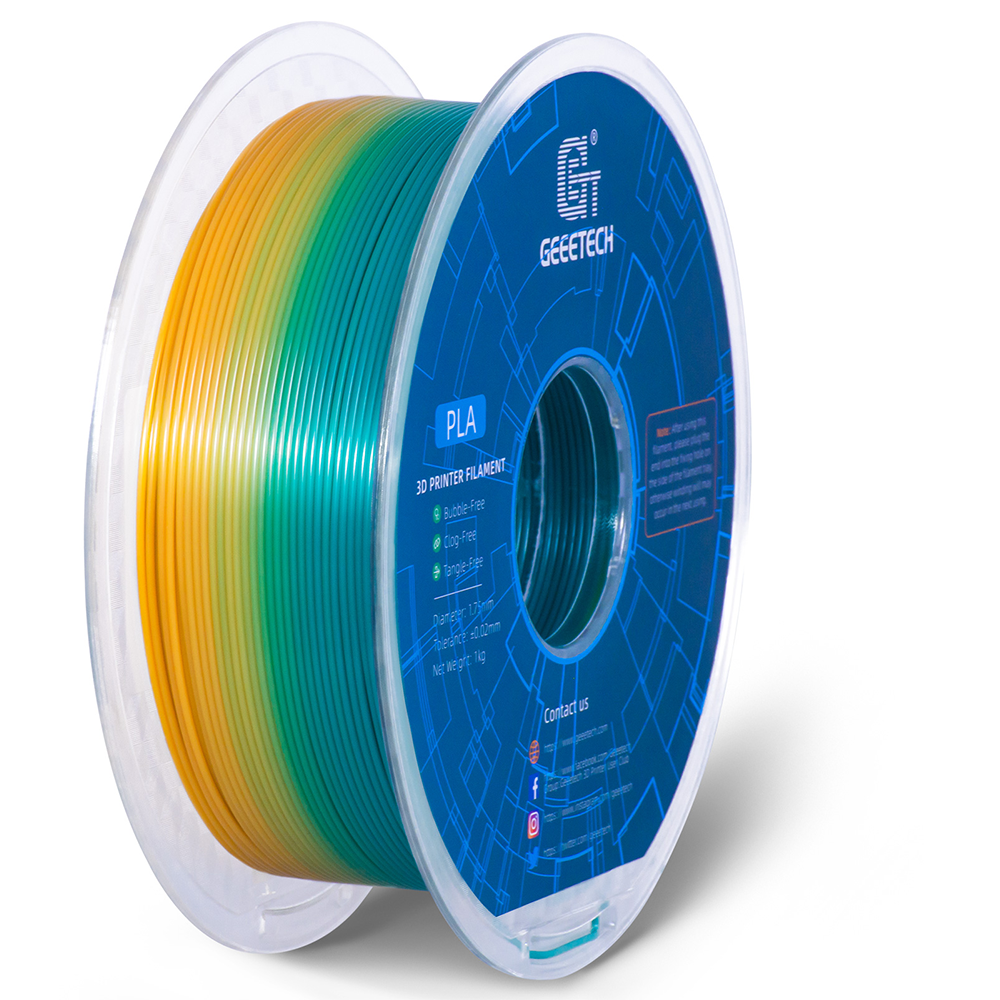 GEEETECH 3D Printer Filament Regular PLA multicolor Colors 1.75mm Consumables US