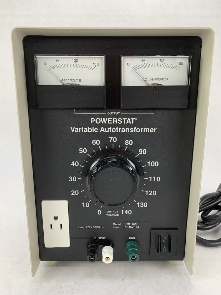 Warner Electric L2M126C Powerstat Variable Autotransformer - Tested