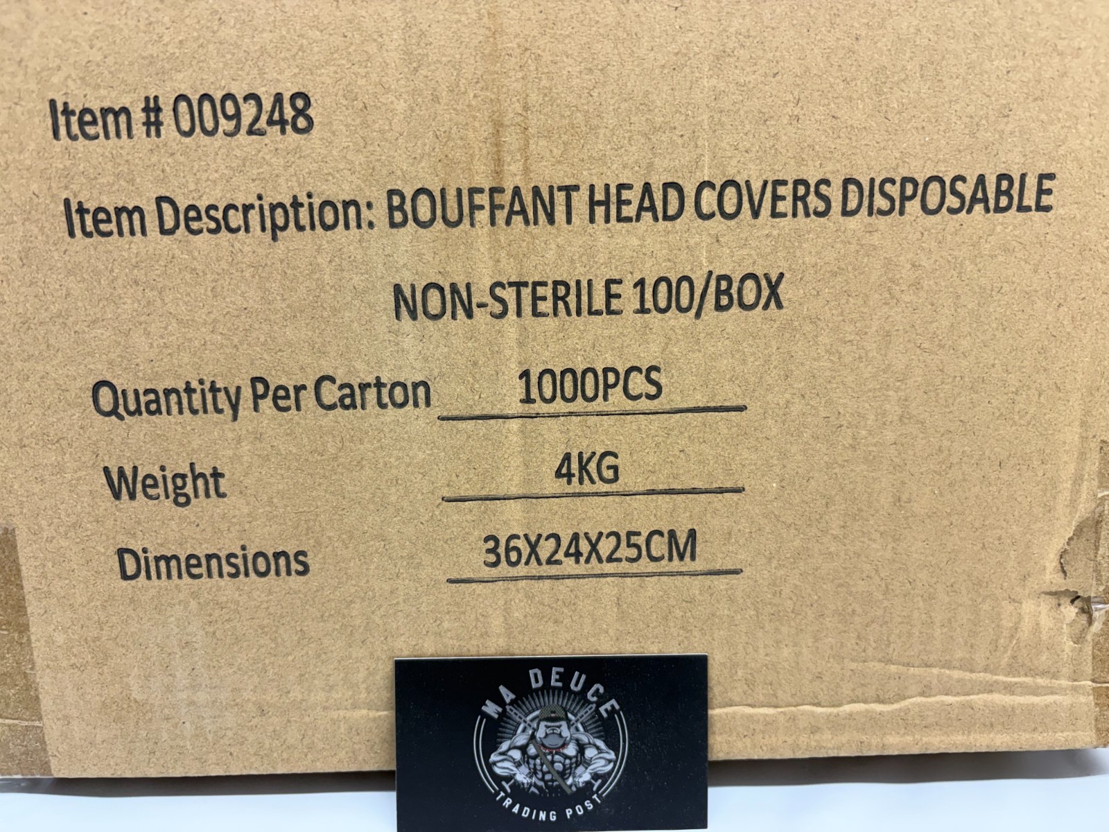 **Case of 1000** Disposable Bouffant Cap Head Cover Hair Net Non Sterile