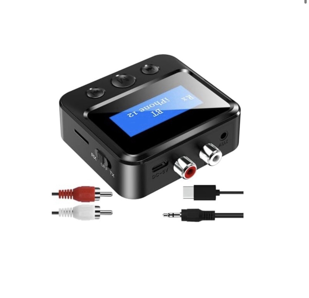 Bluetooth Transmitter & Receiver for TV Stereo Headphones PC Car