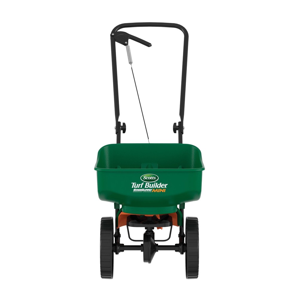 Turf Builder Edgeguard Mini Broadcast Spreader for Grass Seed, Fertilize