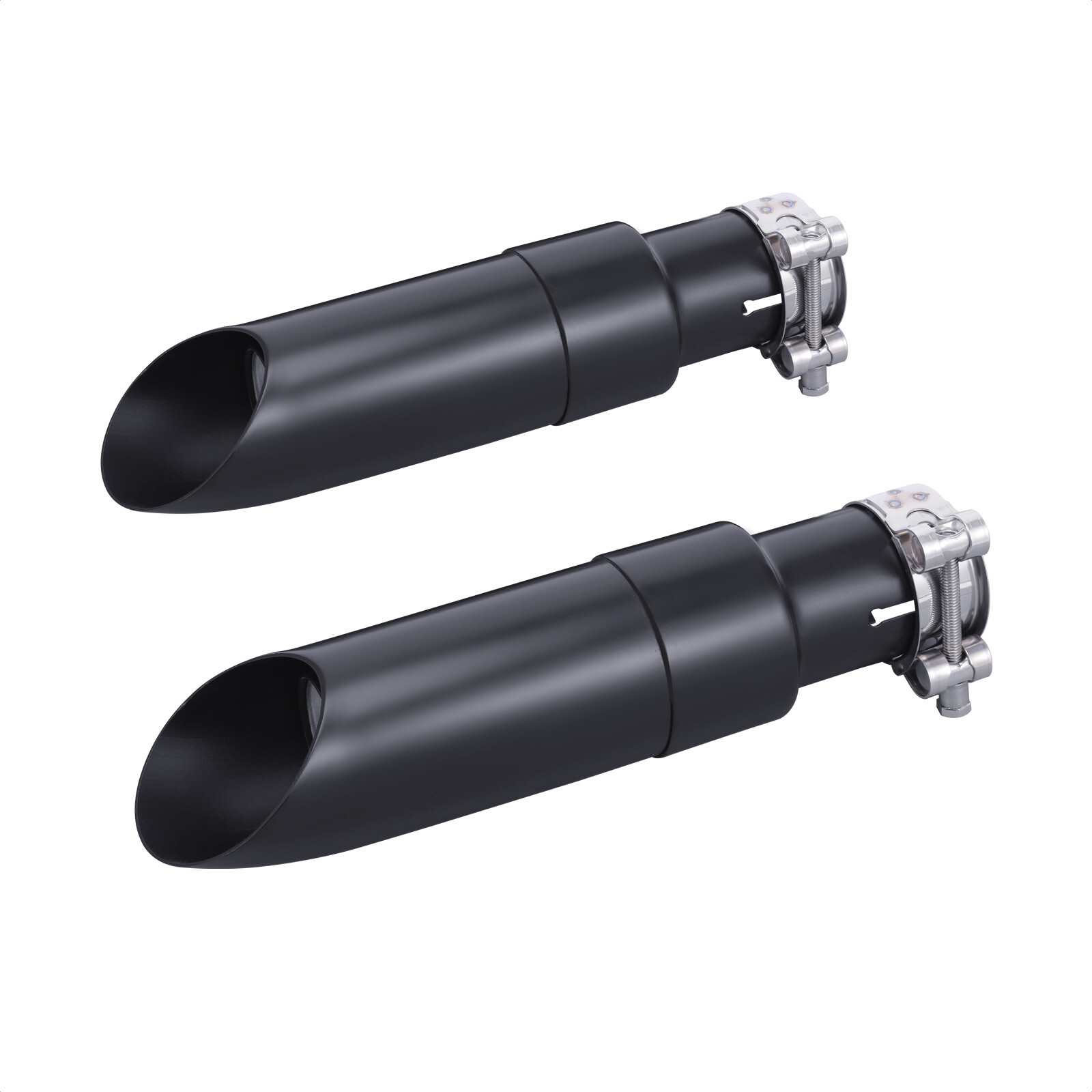 2PCS Shorty GP Exhaust Slip On For Indian Scout Sixty Rogue Bobber 2015-2025 US