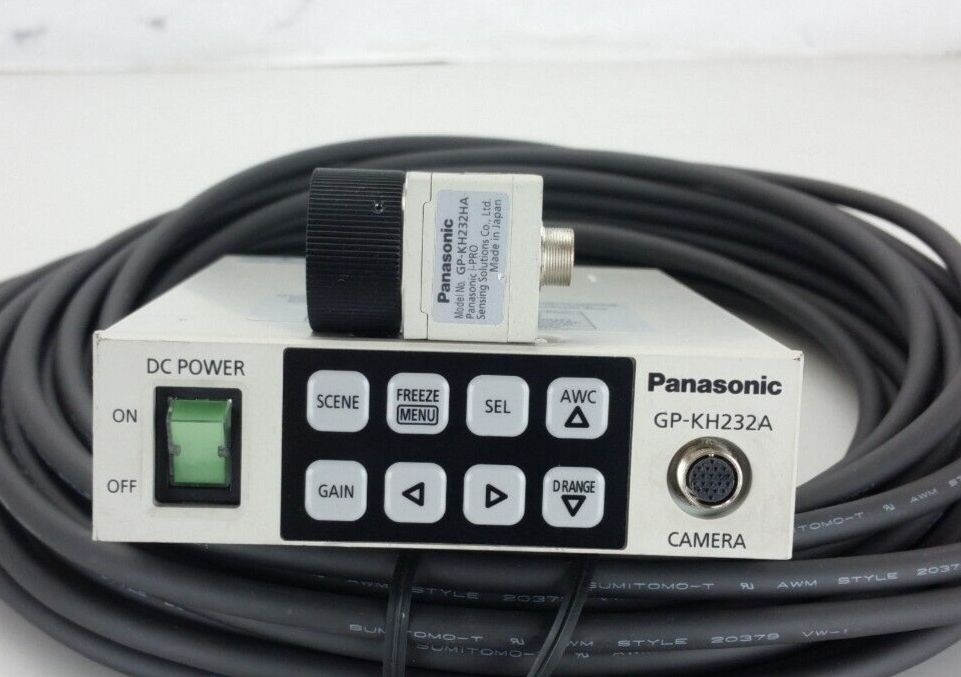Panasonic GP-KH232A Camera Control Unit & Camera Head GP-KH232HA With Cable